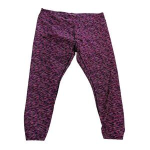 Calvin Klein Quick Dry Performance Athletic Leggings Pants u Plus Size 3X Pink B